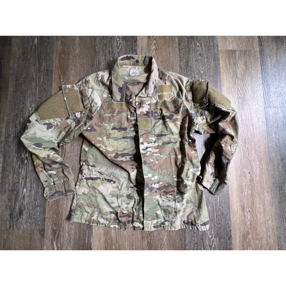 US Military OCP Multicam Combat Coat Mens Small Short Camo ACU Ripstop